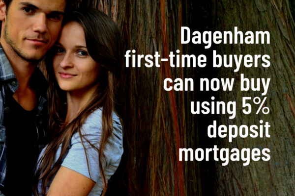 Dagenham first-time buyers can now buy using 5% deposit mortgages