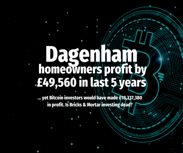 Dagenham homeowners profit by £49,560 in last 5 years