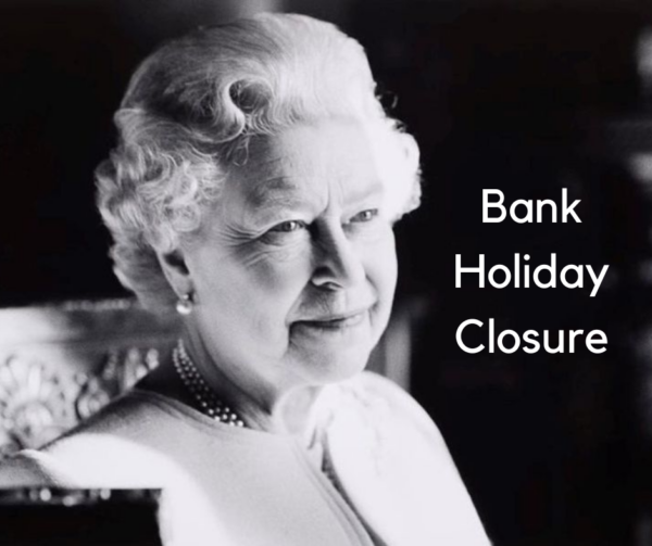 Bank Holiday Closure - Monday 19th September